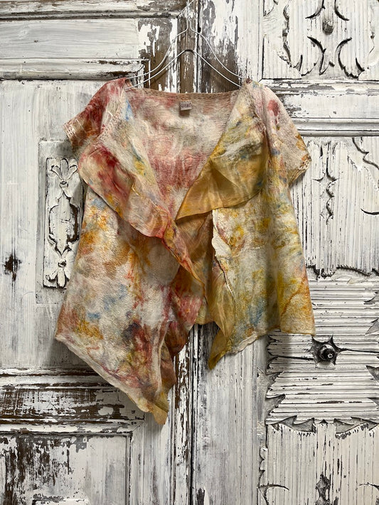 ipek yün tasarım yelek