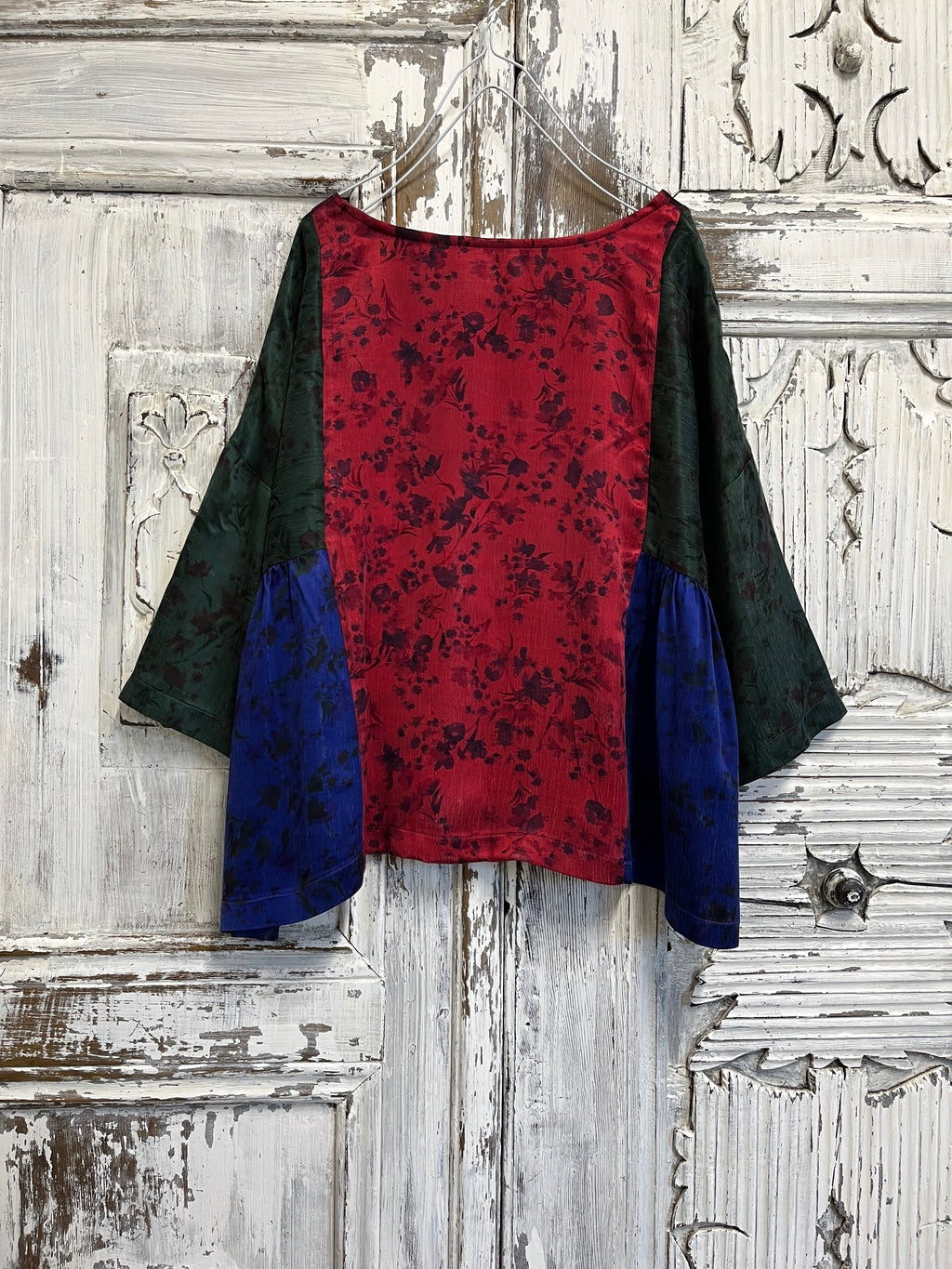 ipek patch uzun kollu bluz 