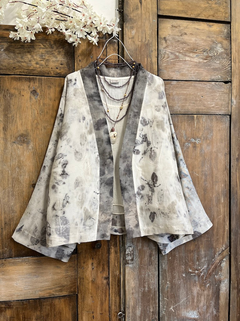 ipek eco-print ceket