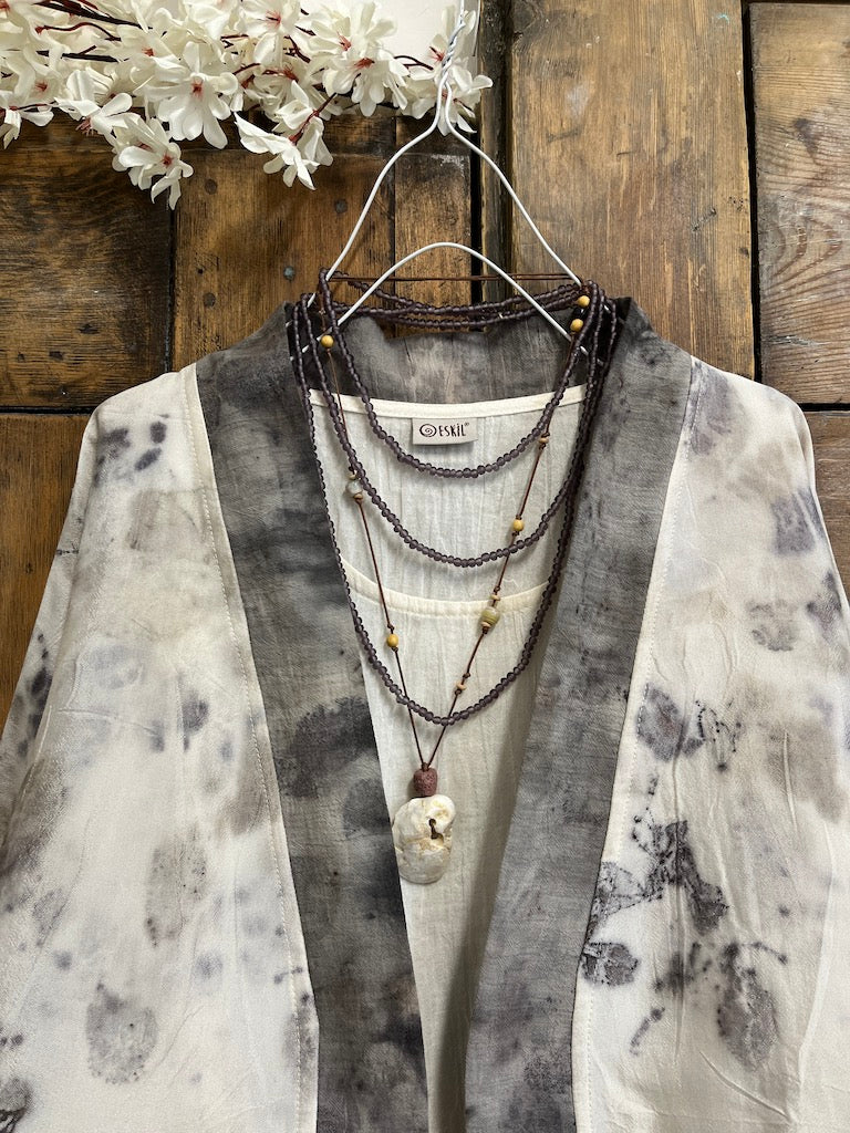 ipek eco-print ceket