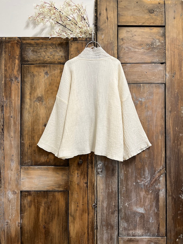 pamuk dokuma salaş ceket