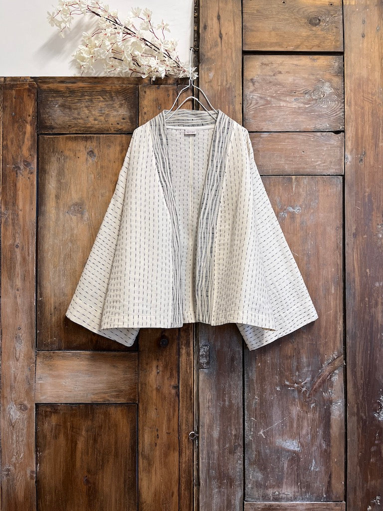 el dokuma pamuk kimono ceket