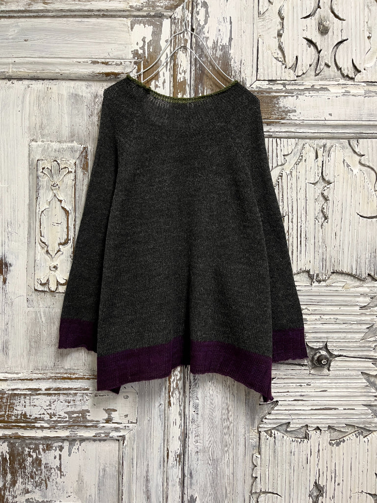 moher koyu gri triko