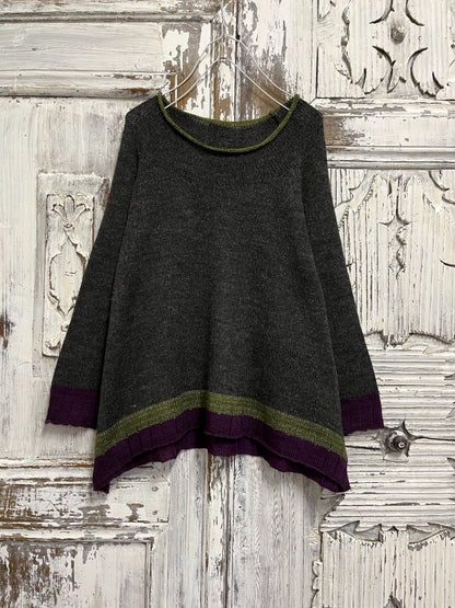 moher koyu gri triko