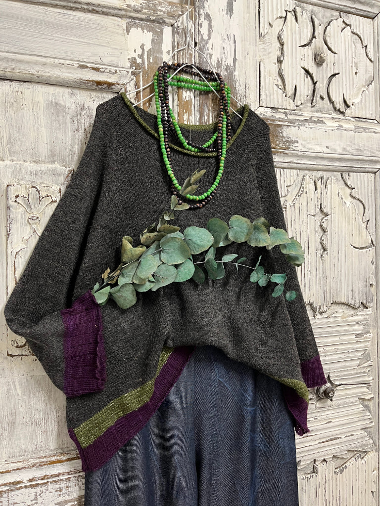 moher koyu gri triko