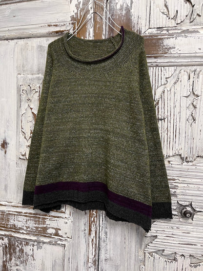 moher zeytin yeşili triko