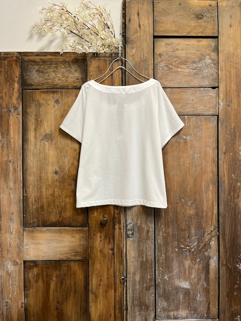 Yırtmaç Yaka Detay Bluz